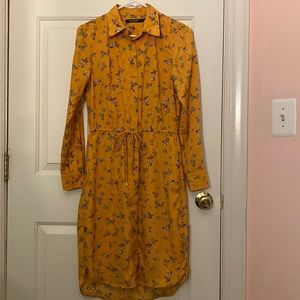 long sleeve floral dress
